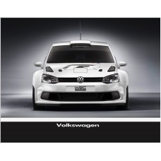 VW Volkswagen vjetrobranska naljepnica 300mm x 30mm