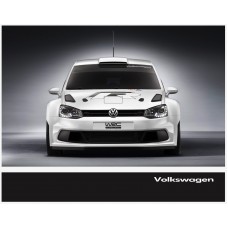 VW Volkswagen vjetrobranska naljepnica 300mm x 30mm