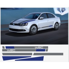 VW WRC Style bočna naljepnica vjetrobranska naljepnica set Jetta Bora Golf