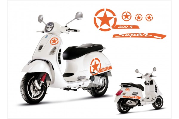 Vespa GT GTS Super STAR 300S bočna naljepnica Super
