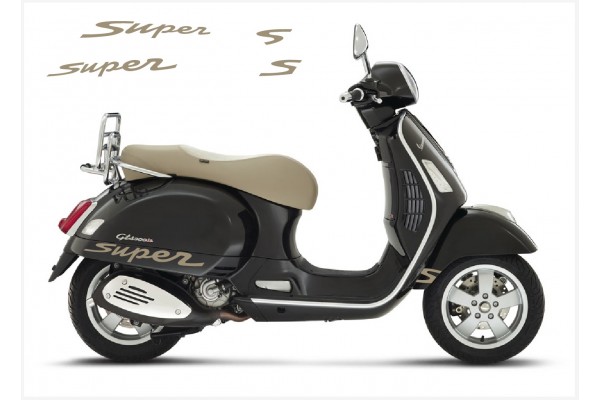 Vespa GT GTS Super Sport bočna naljepnica Super V.1 (beige)