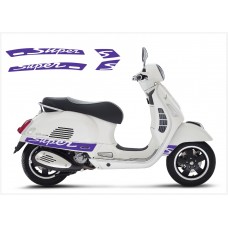 Vespa GT GTS Super Sport bočna naljepnica Super V.2 (violet)