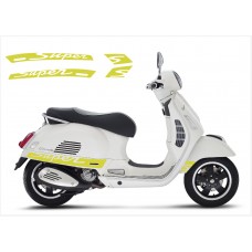 Vespa GT GTS Super Sport bočna naljepnica Super V.2 (yellow)