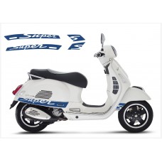 Vespa GT GTS Super Sport bočna naljepnica Super V.2 2 (dark blue)