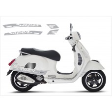 Vespa GT GTS Super Sport bočna naljepnica Super V.2 2 (silver)