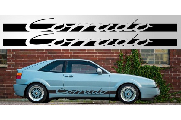 Volkswagen Corrado Vinyl naljepnica vjetrobranska Version 2
