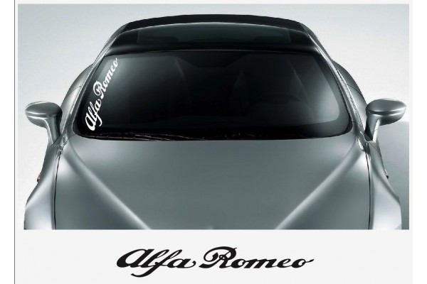 Alfa Romeo vjetrobranska naljepnica