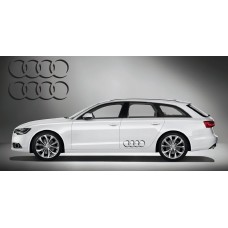 Audi Ringe bočna naljepnica 2 kom. set 60cm