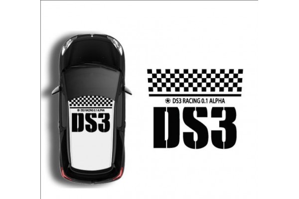 Citroen Sport DS3 krovna naljepnica set C1 C2 C3 C4 C5 C6