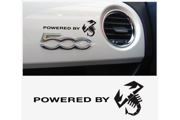 Fiat 500 ABARTH armaturna naljepnica 2kom.