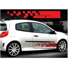 Renault sport racing bočna naljepnica set Twingo Clio Gordini Megane