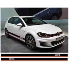 VW GTI bočna naljepnica Racing pruga naljepnica set
